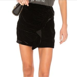 Lovers + Friends X Revolve Lisa Velvet Skirt | Size: M